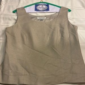 Coldwater Creek lined shell top